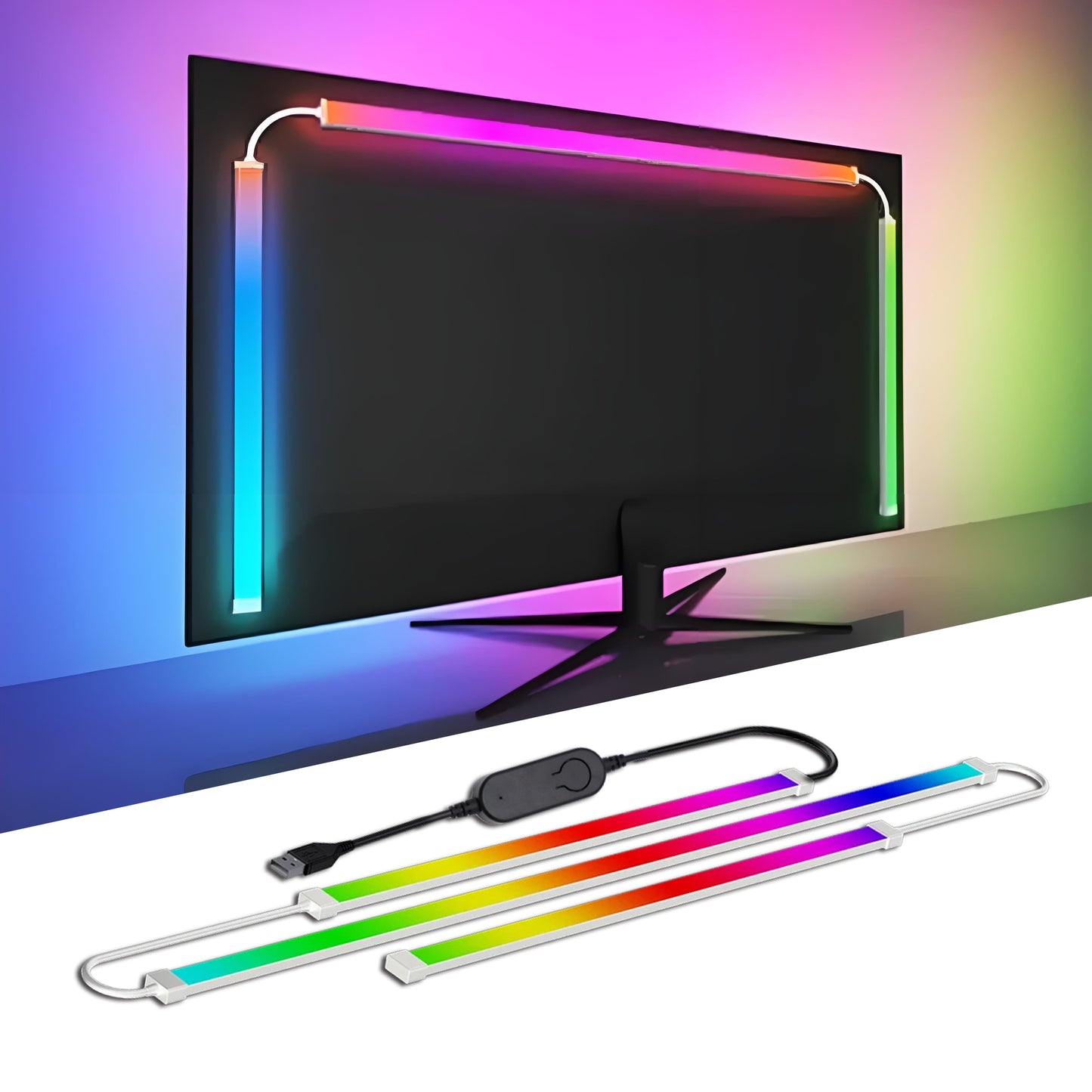 USB RGBIC LED Strip Lights