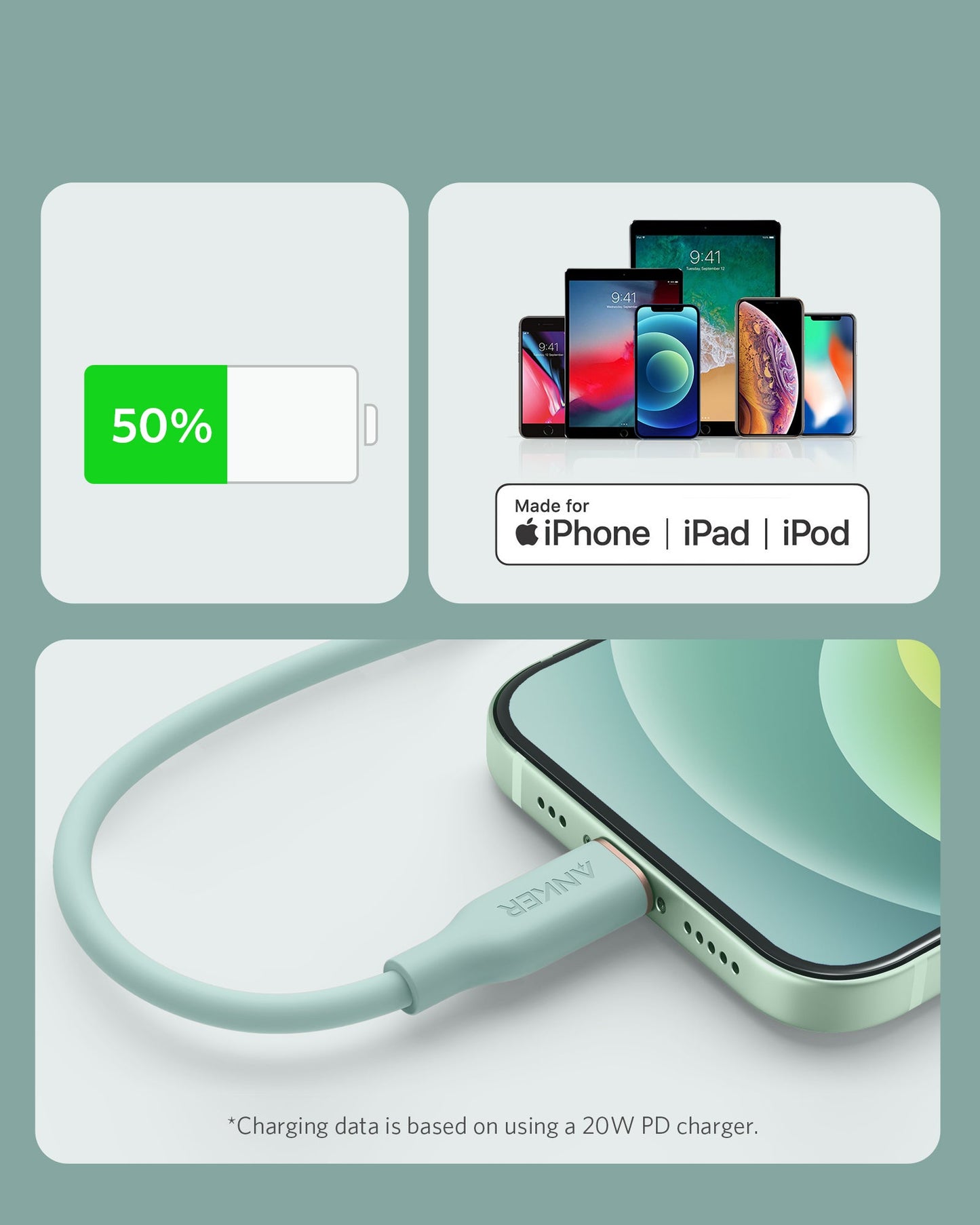 Anker USB-C to Lightning Cable