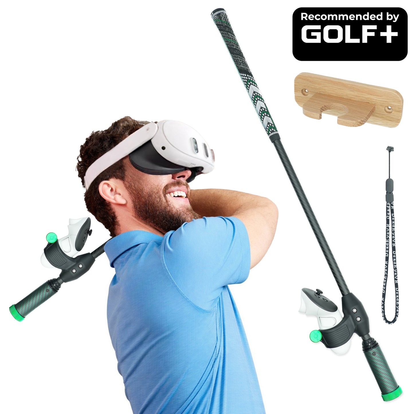 DriVR Elite - Adjustable VR Weighted Golf Club Handle Accessory