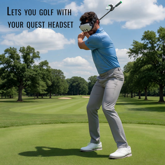 DriVR Elite - Adjustable VR Weighted Golf Club Handle Accessory