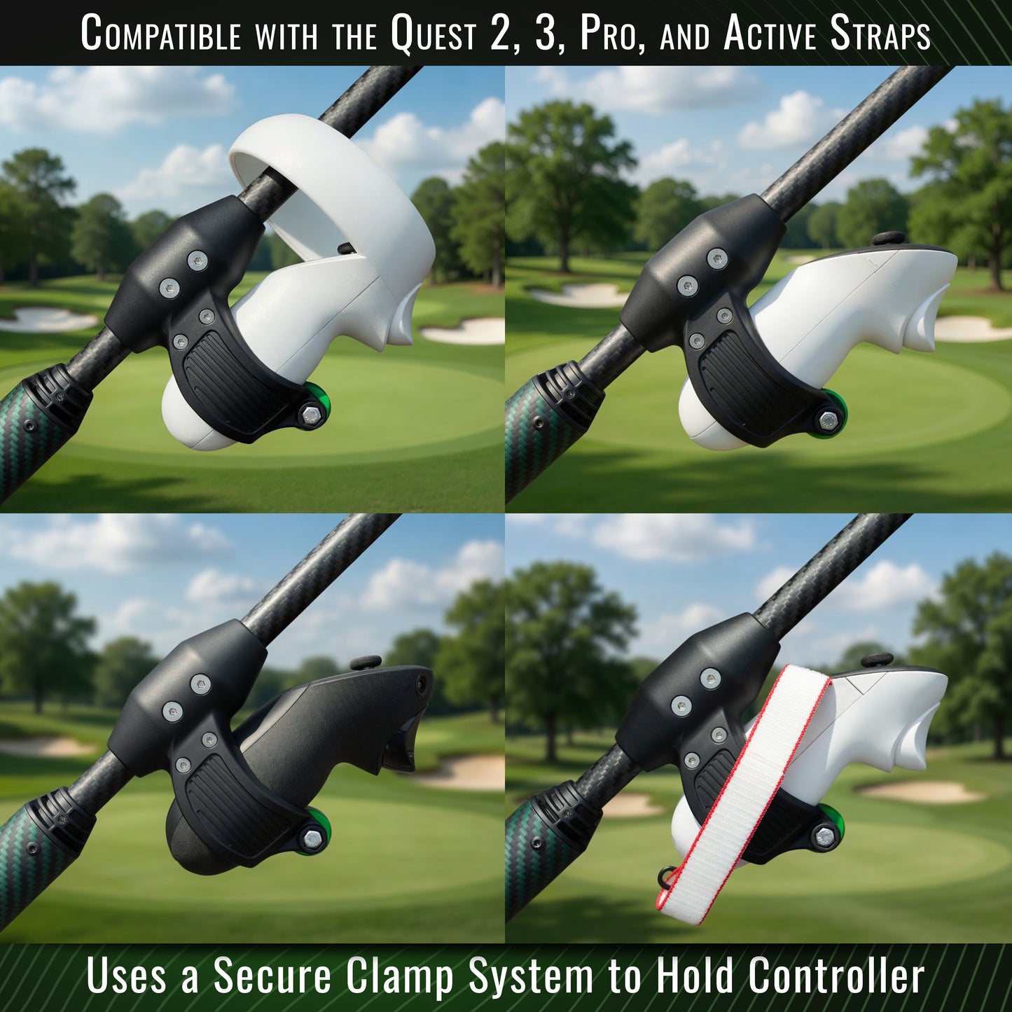 DriVR Elite - Adjustable VR Weighted Golf Club Handle Accessory