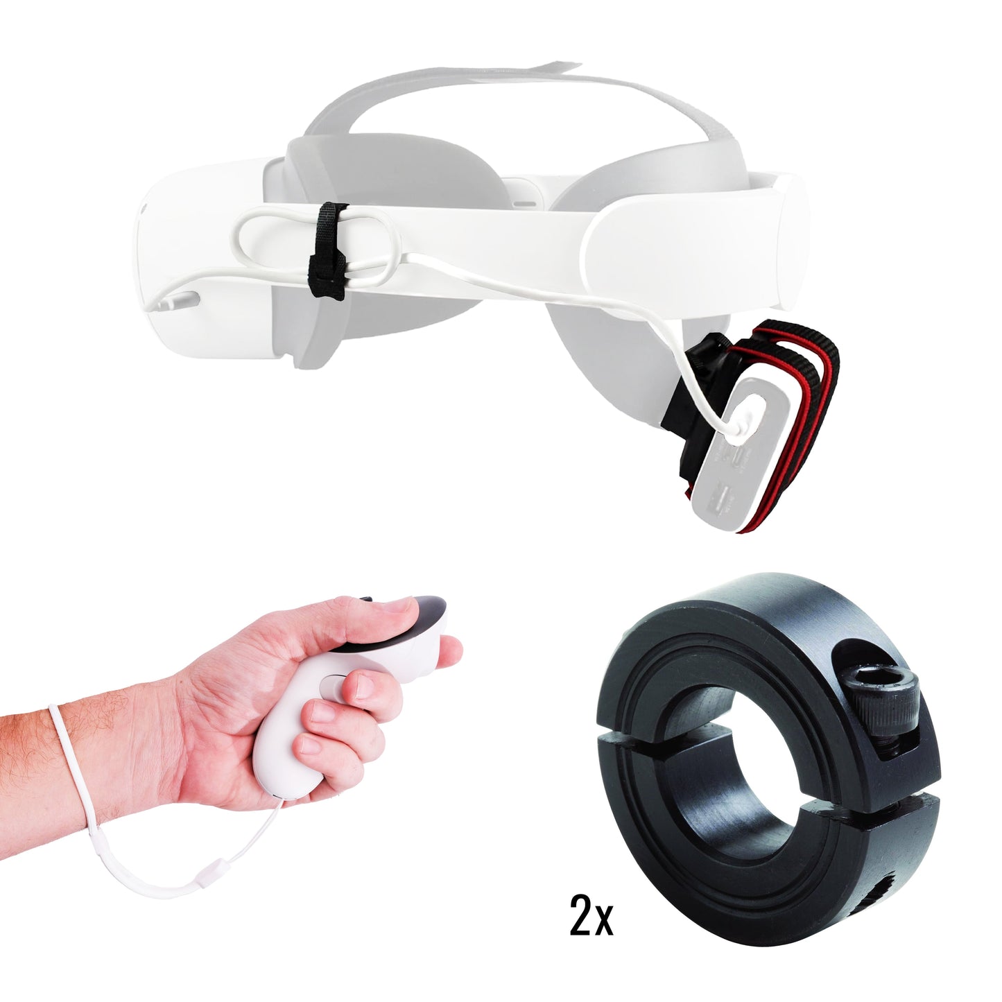 DriVR Elite - Adjustable VR Weighted Golf Club Handle Accessory