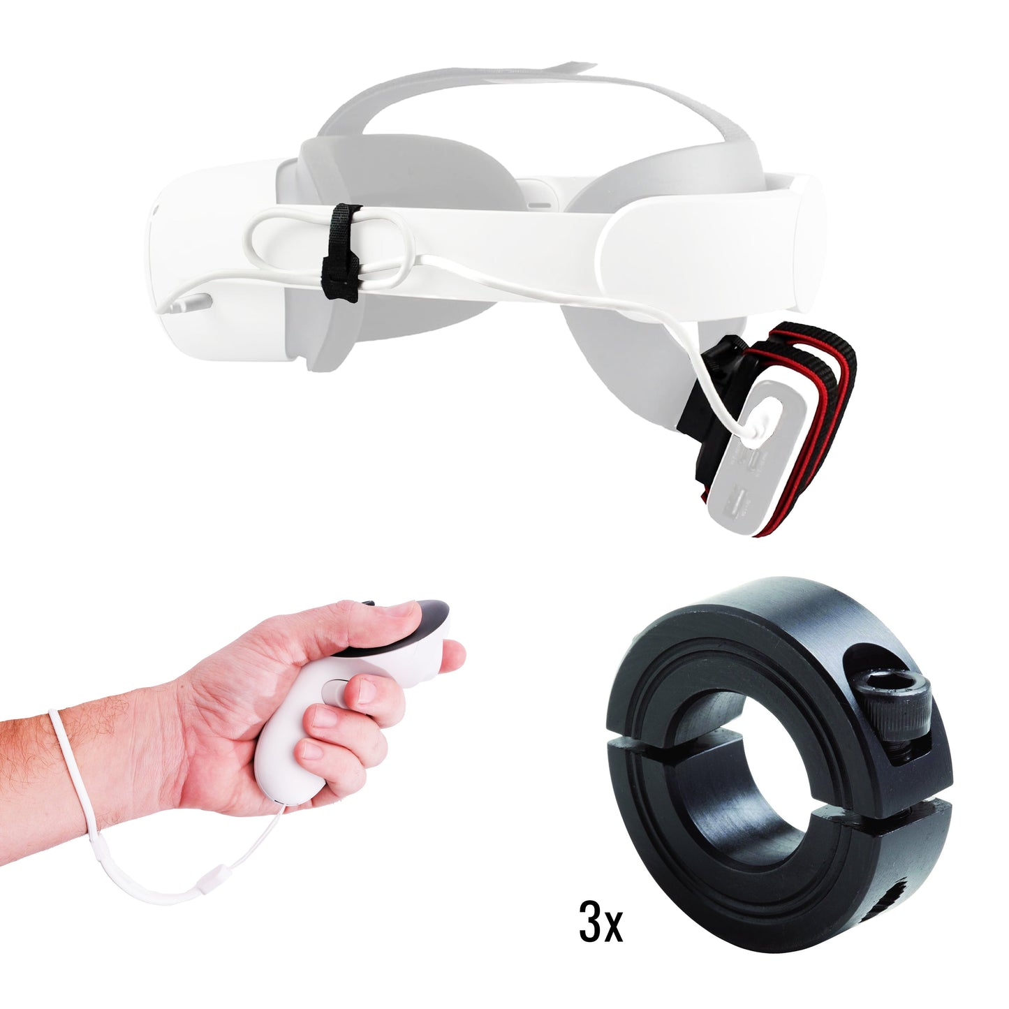 DriVR Elite - Adjustable VR Weighted Golf Club Handle Accessory